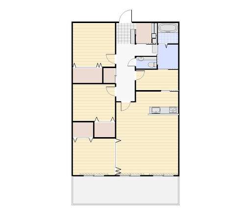 3LDKの間取り図